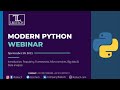 Modern Python | Webinar | September 26, 2021 | English | LbisTech