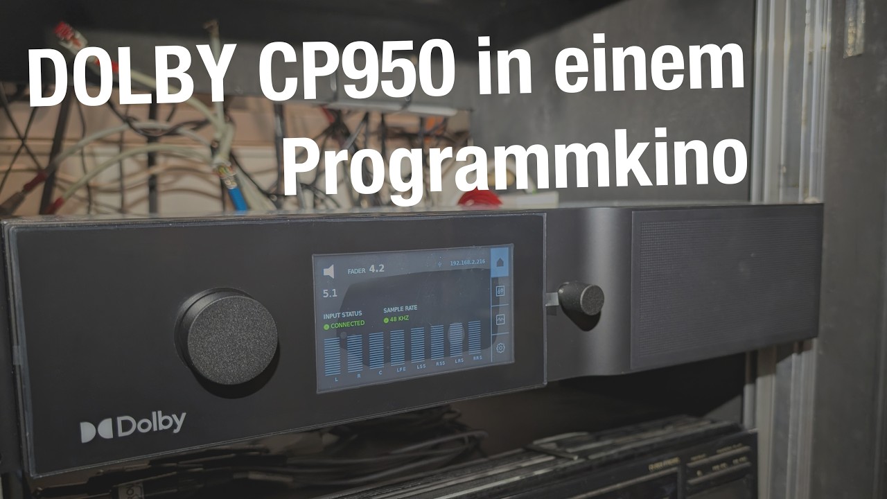 Dolby Ton-Prozessor CP950 in einem Programmkino