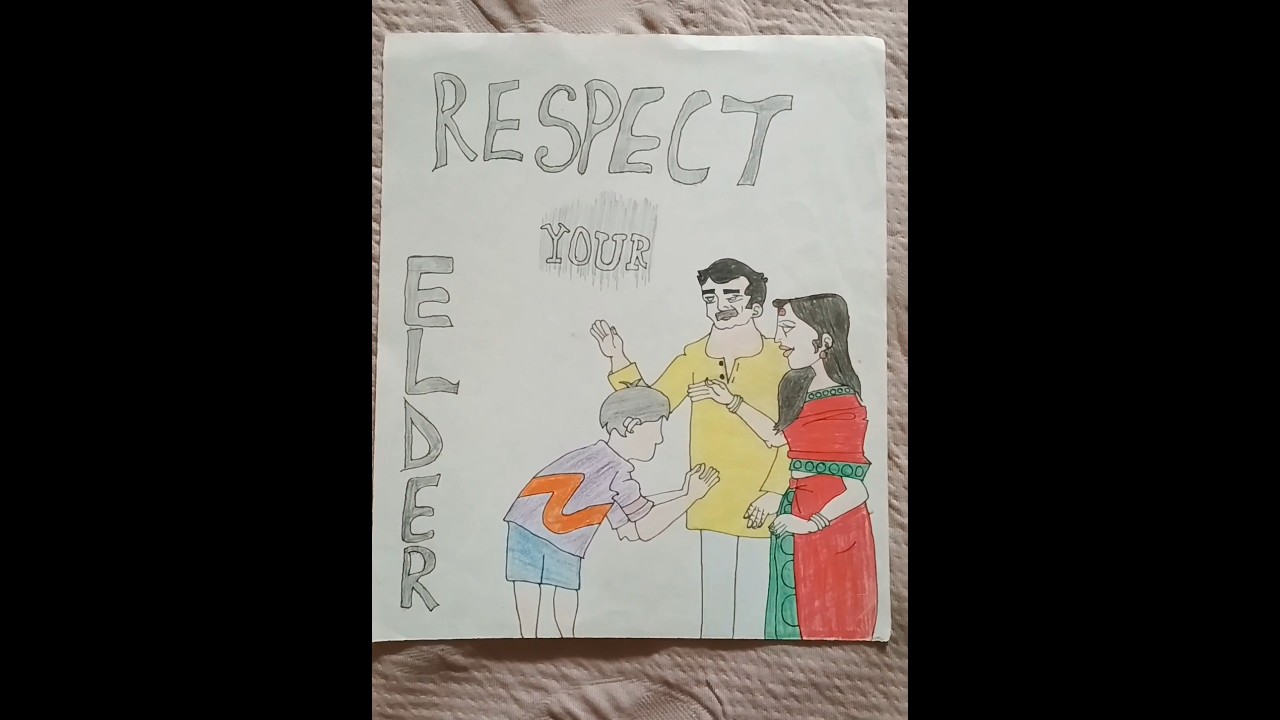 Respect your elders drawing ✨✨🙏 || 