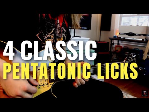 Classic Pentatonic Licks For Guitar