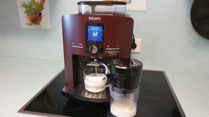 krups latt\'espress ea829u10 manual clean, if there is no foam, solve the  foam problem - YouTube