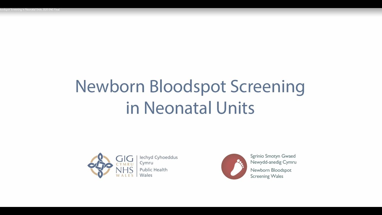 Newborn Bloodspot Screening in Neonatal Units