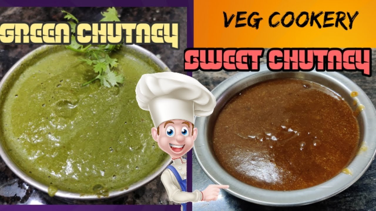 Tamil samayal Chutneys for chaat green chutney and tamarind dates
