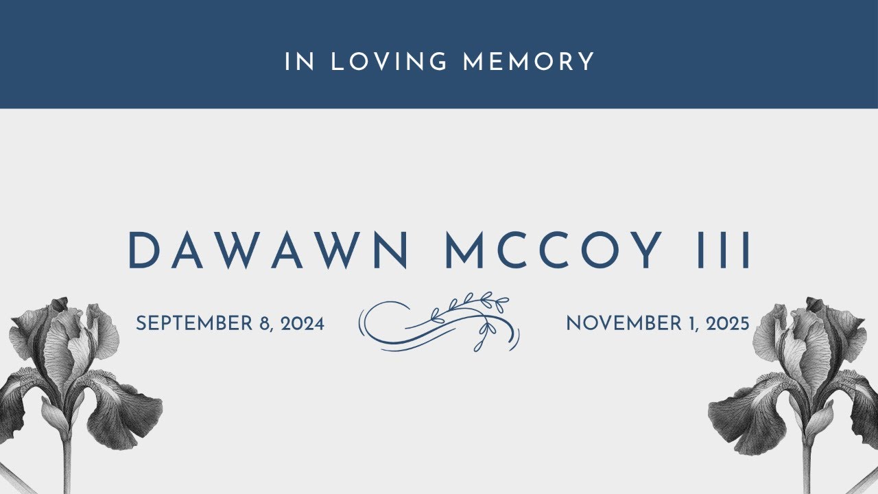 Dawawn McCoy III || Memorial Service - YouTube