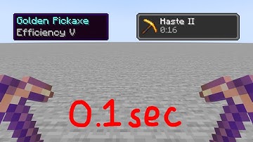 how to break a pickaxe in 0.1 seconds