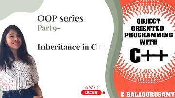Inheritance in C++ (Reference book- OOP with C++ by E Balagurusamy)
