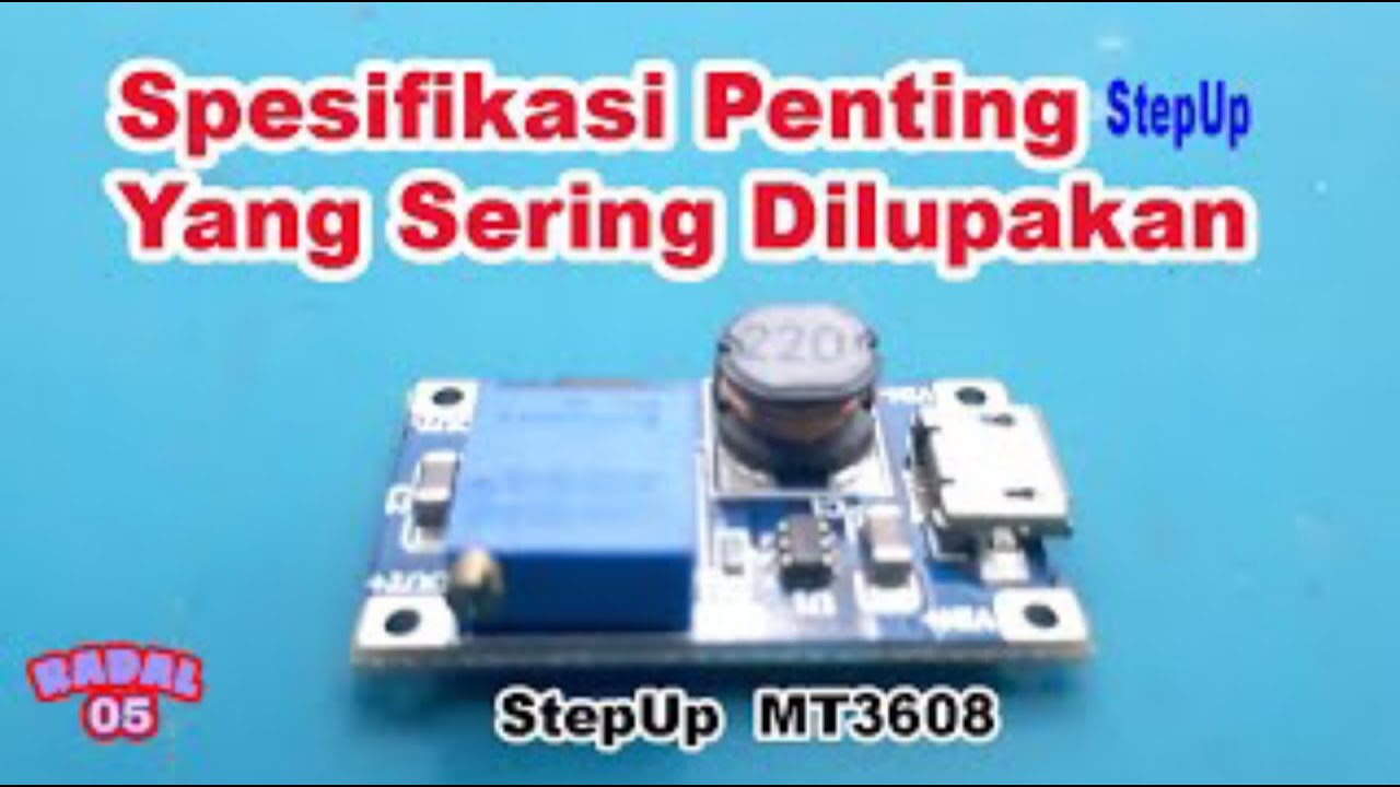 Step Up MT3608 yang jarang di perhatikan┃setting MT3608