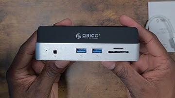 ORICO MiniDock Mac mini M4 Dock and Stand with M.2 SSD Enclosure