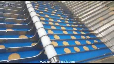 Biscuit stacking machine
