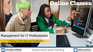 Career Training Certificates - Management for IT Professionals