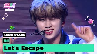 INI (아이엔아이) - Let's Escape | KCON STAGE | KCON JAPAN 2024