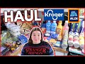 HUGE CHRISTMAS GROCERY HAUL | ALDI &amp; KROGER HAUL | 1-Week Haul &amp; Meal Plan | DECEMBER 2024