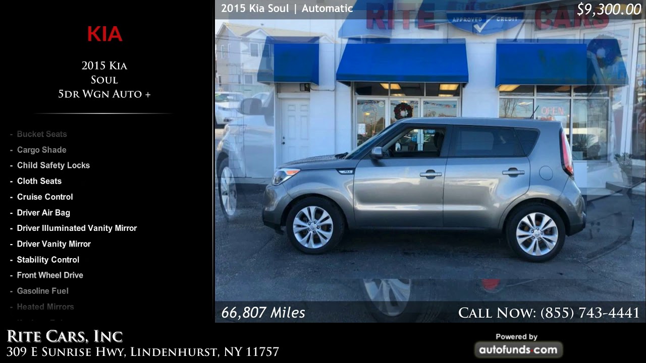 Used 2015 Kia Soul Rite Cars, Inc, Lindenhurst, NY SOLD YouTube