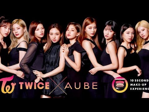 Twiceが 10秒シャドウ に挑戦 花王aube Cm Youtube