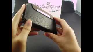 ID Credit Card Slot Leather Wallet Case for iPhone 4S / 4 screenshot 5