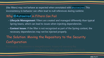 Resolving the NullPointerException When Accessing JPA Inside Spring Boot Security Authentication