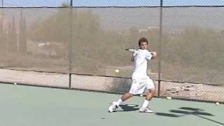 Rob Lee - Tennis Single handed Backhand in Super Slow Motion 300FPS