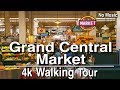 Grand Central Market Los Angeles Walking Tour | 4k No music