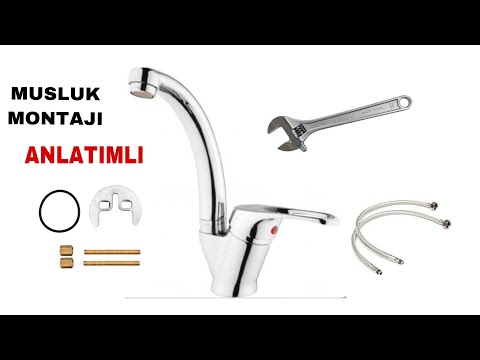 Mutfak Musluk Değişimi - Tezgah Üstü Lavabo Batarya Montajı - Musluk Bataryası Nasıl Değiştirilir