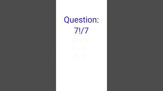 Factorial #basic #aptitude #maths #reasoning #shorts #short #viral