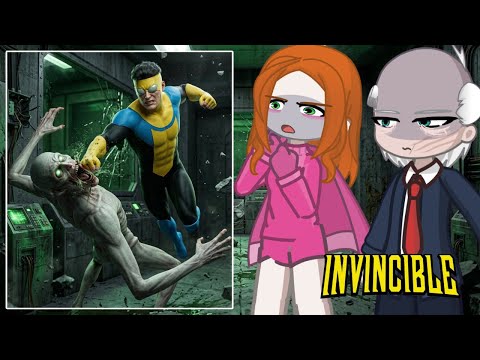 Invincible Characters React To INVINCIBLE VS SCP 096 ( XCRISX Gamer )| 2X SPD | INVINCIBLE | Gacha |