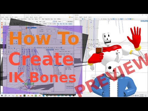 PMX Editor - IK Bone Tutorial Preview [Short skit Audio version]