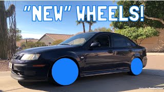 Swapping "New" Wheels on My Saab 9-3!