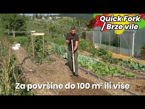 Vile za kopanje Quick Fork, ruske  (Radna širina: 30 cm, Broj zubaca: 7) | BAUHAUS