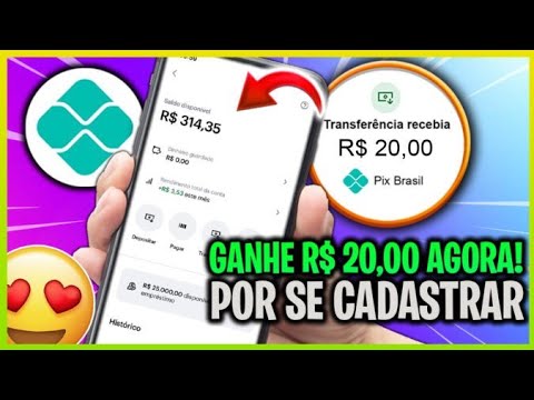 GANHE 20 REAIS AGORA – APP PAGANDO VIA PIX NA HORA | GANHANDO DINHEIRO EM CASA NA INTERNET 🤑