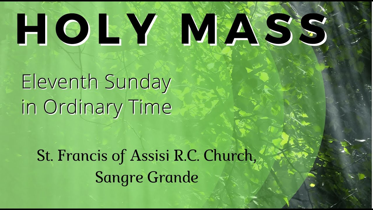 Holy Mass Live: Eleventh Sunday in Ordinary Time - YouTube