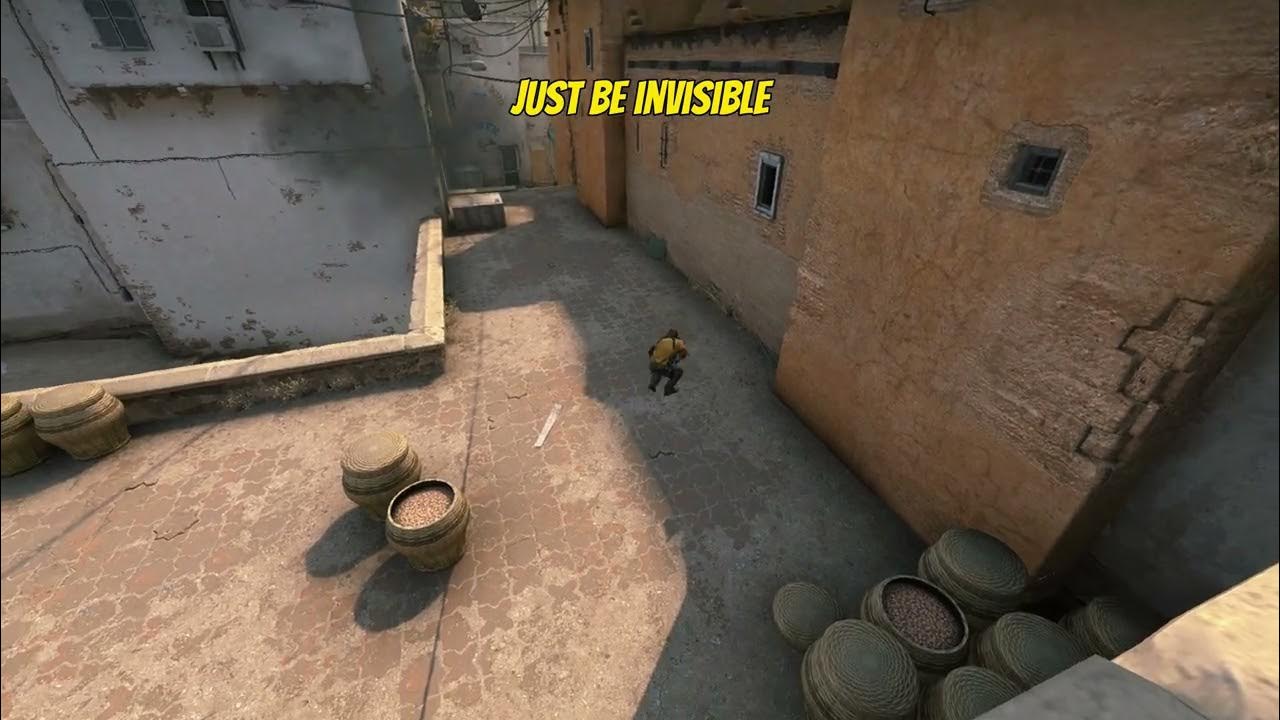 [CSGO] JUST BE INVISIBLE ON DUST 2 YouTube