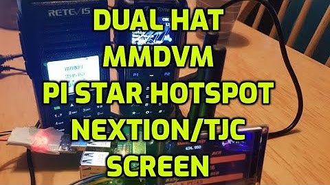 MMDVM DUAL HAT PI STAR /NEXTION /TJC  -TG91 HUBNET