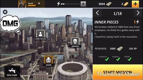 Inner pieces, Clear Vision 4 mission #1- Shane