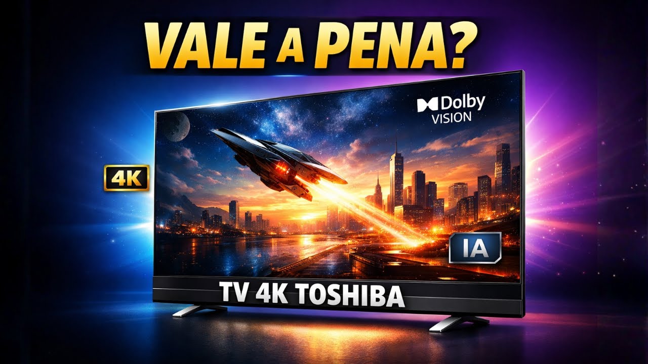 Smart TV Toshiba 55C350NS 4K é BOA MESMO? Vale a Pena em 2025? - YouTube