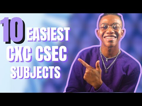 TOP 10 EASIEST CXC CSEC SUBJECTS 2024 | Anthony Goddard