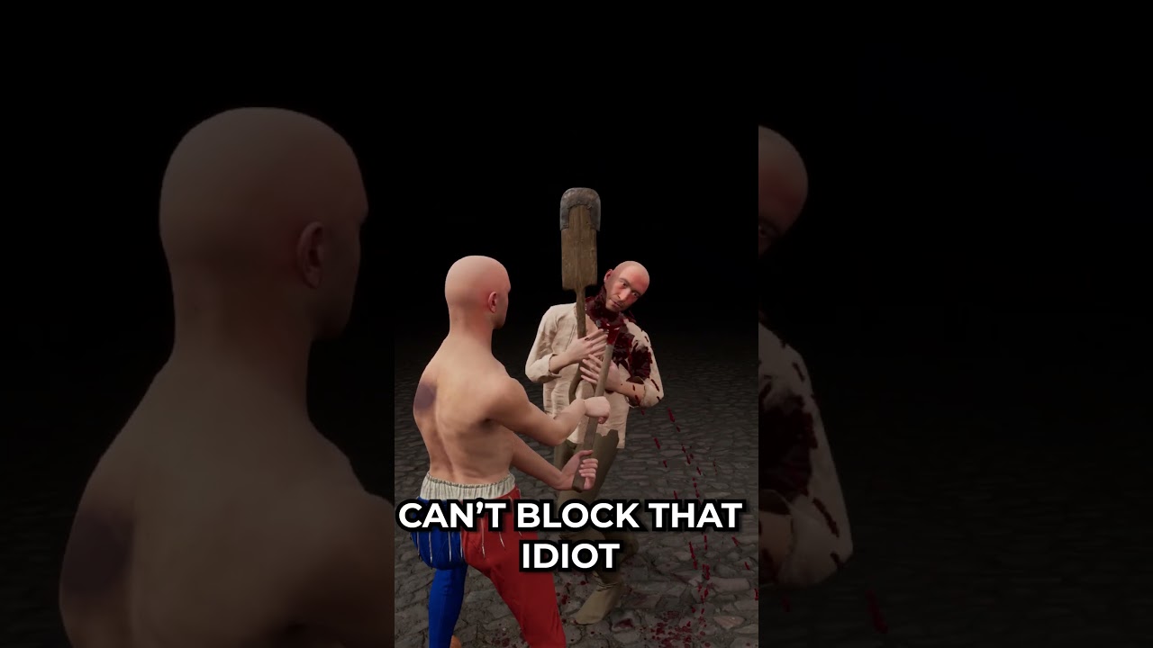 WHERED HE GO  #funny #gaming #halfsword