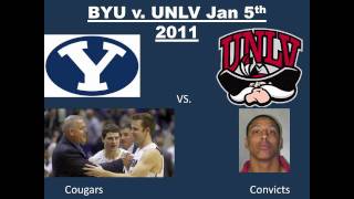 BYU @ UNLV Highlights. January 5, 2011