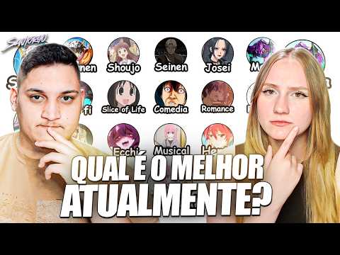 Explicando Todos os gêneros de anime em 17 Minutos - REACT EM CASAL