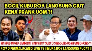 W4j4h Puc4t Bib1r Gemet4r  Mahfud Permalukan Roy U0026 Topi Merah Di Tv Us4i Fitn4h Ugm Pembohong 
