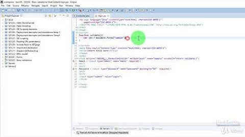 Basic form validation under Servlets and JavaScript