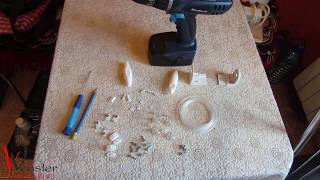 картинка: Установка рулонных штор, тканевых ролет День-Ночь открытый механизм