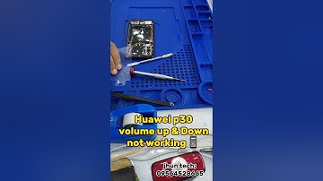 Huawei p30 volume up & down not working📱
