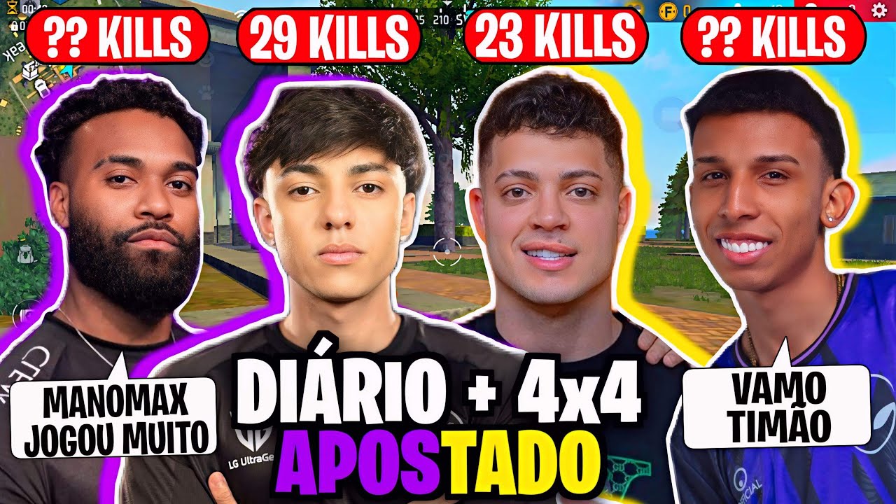 MANOMAX JOGOU UM ABSURDO COM 2 VSK94! CEROL RESOLVEU NO 4X4 INSANO vs RUSTY! DIÁRIO + 4X4
