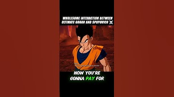 Wholesome Interaction Between Ultimate Gohan And Spopovich Lol 🤯 #crashout #gohan #sparkingzero