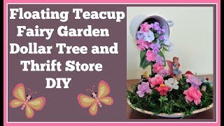 Floating Teacup  Fairy Garden DIY