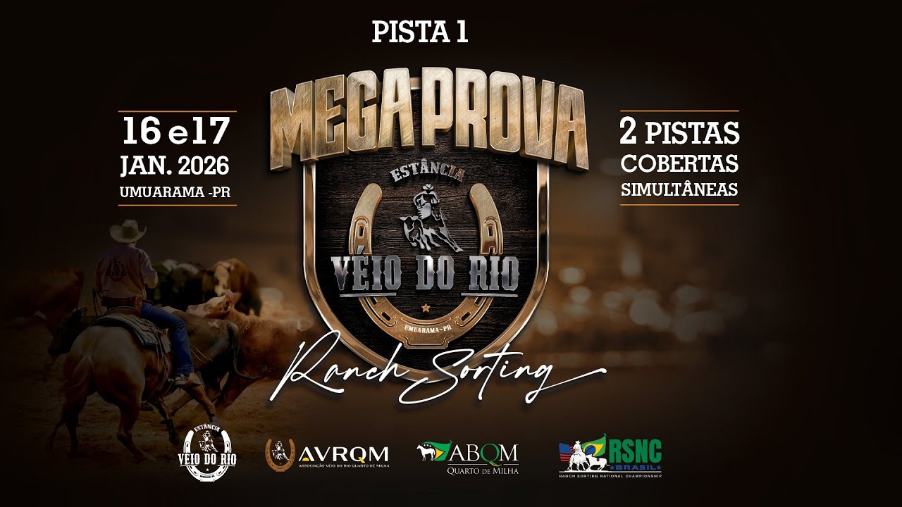 Mega Prova | Ranch Sorting | Estância Véio do Rio | Pista 1 - 16/01/2026 | Parte 2