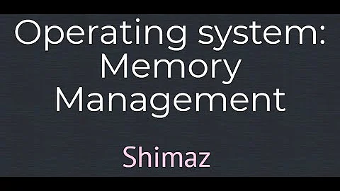 memory management in an operating system