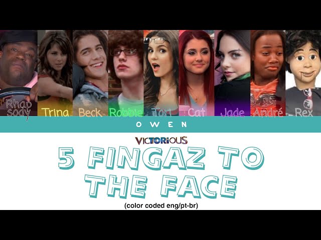 Victorious Cast '5 Fingaz to the Face' Color Coded Lyrics (ENG/PTBR) class=