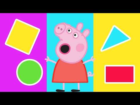 THE SHAPE SONG! 🎶 Peppa Pig Learn Shapes & Nursery Rhymes | New Kids Songs 2026 🐷