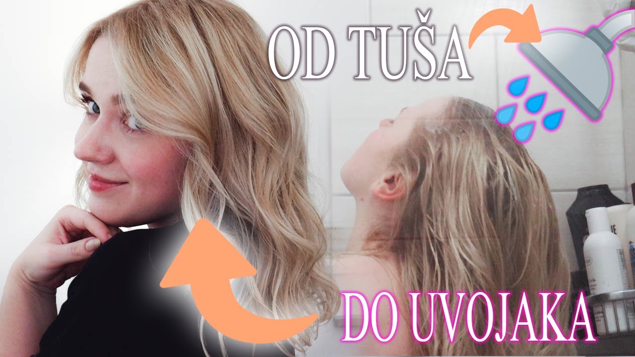 KAKO PEREM & OBLIKUJEM KOSU | KOMPLETNA RUTINA OD TUŠA DO UVOJAKA!